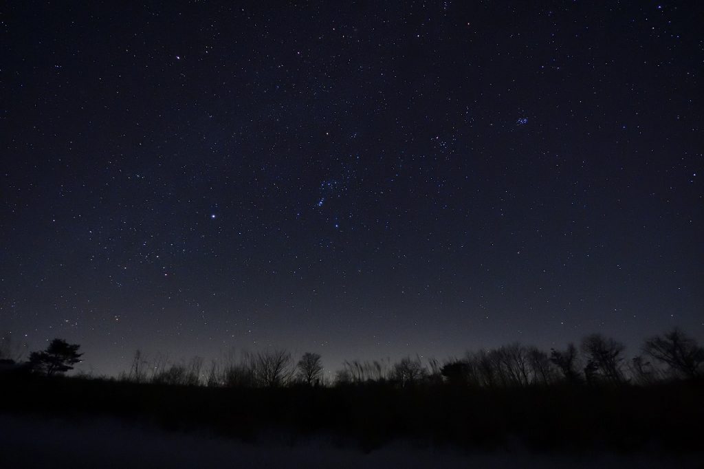 マイナス６℃の星空